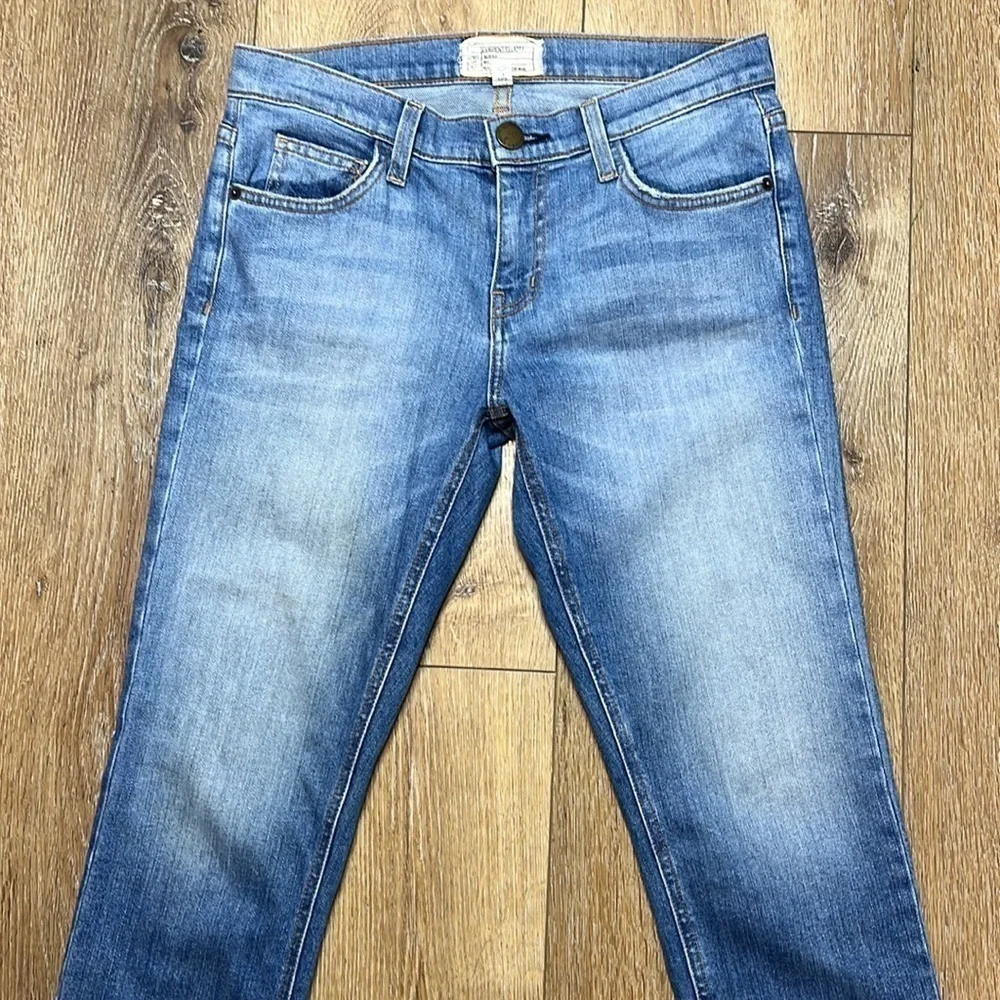 Current/Elliott The Cropped Straight in Vintage Gunpowder with Realeased Hem 25